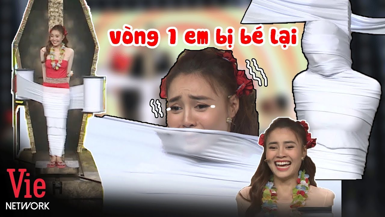 Lan Ngọc bị quấn như đòn bánh tét, la khàn giọng vì sợ "tổn thương" vòng 1 l 7 NỤ CƯỜI XUÂN