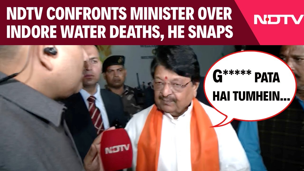 Indore Water Crisis: NDTV Confronts Minister Vijayvargiya 🚰