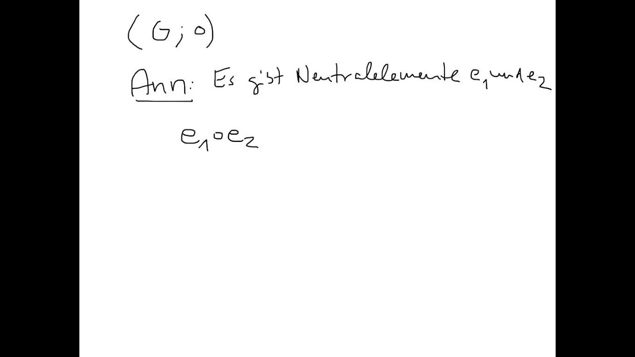 Einzigartigkeit von Neutralenlementen in Gruppen – Das Highlander-Prinzip 🧩