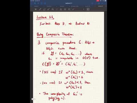 Quantum Info Theory: Fall 2020 Lecture 11 π