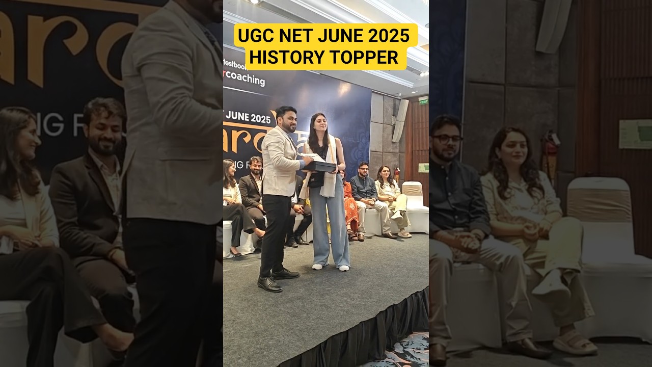 UGC NET JUNE 2025 History Topper #shorts #ugcnet2025 #history #toppers #success #celebration #jrf