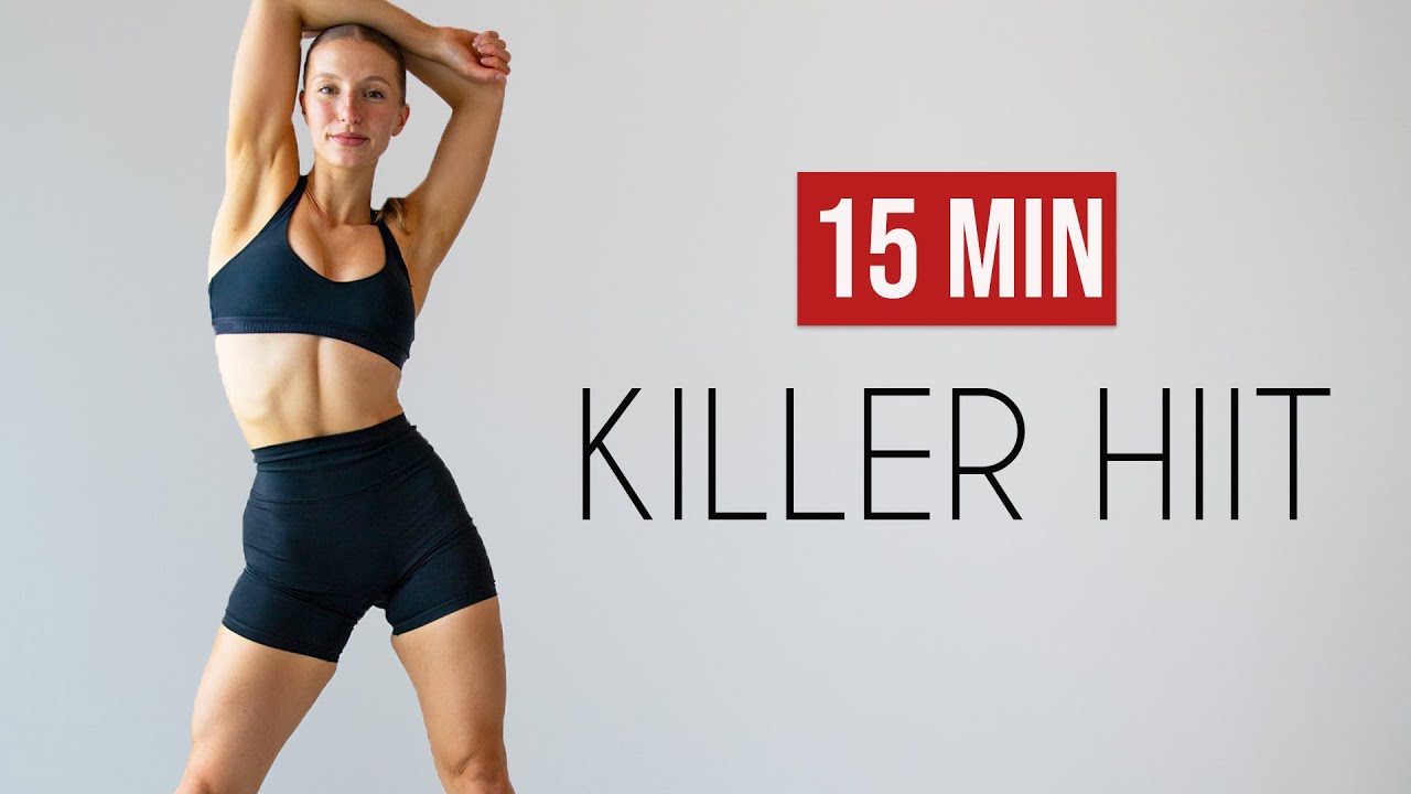 15-Minute Full Body HIIT Workout (No Equipment, At Home)