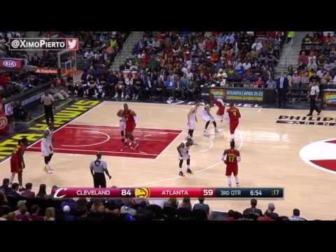 cleveland cavaliers vs atlanta hawks highlights april 9 2017 nba season