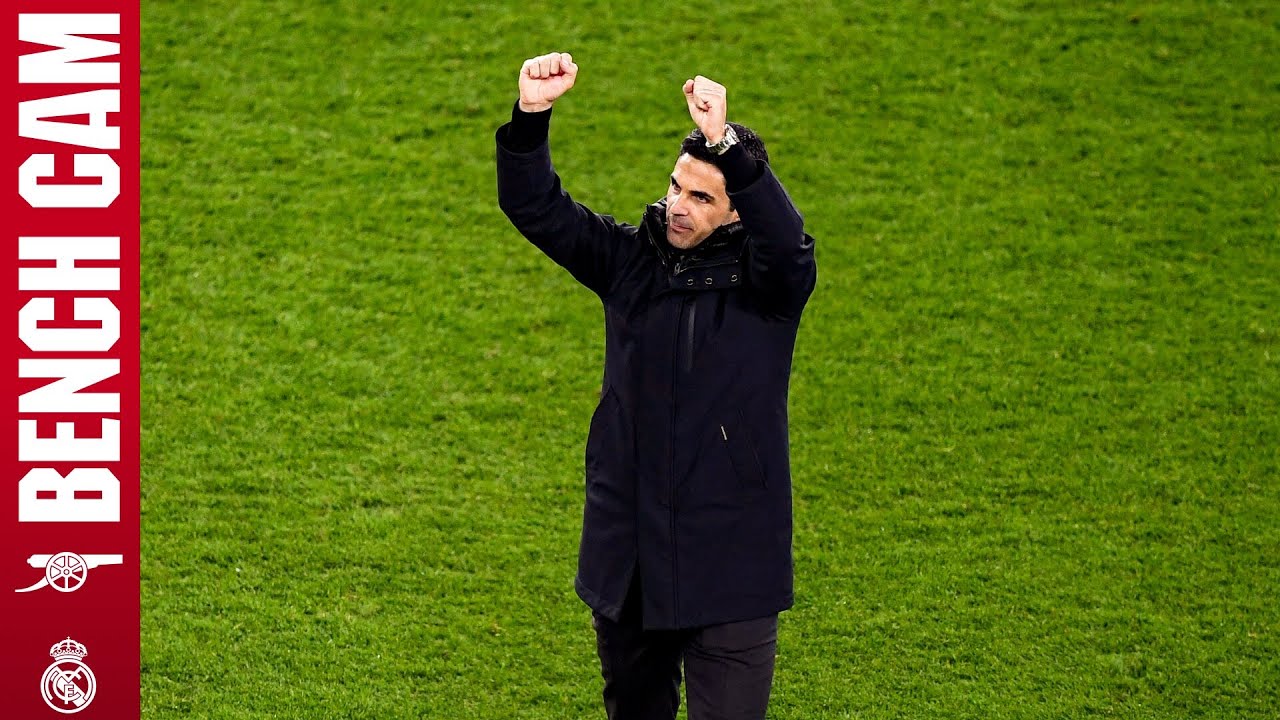 Top Pitchside Celebrations | Arsenal vs Real Madrid ⚽