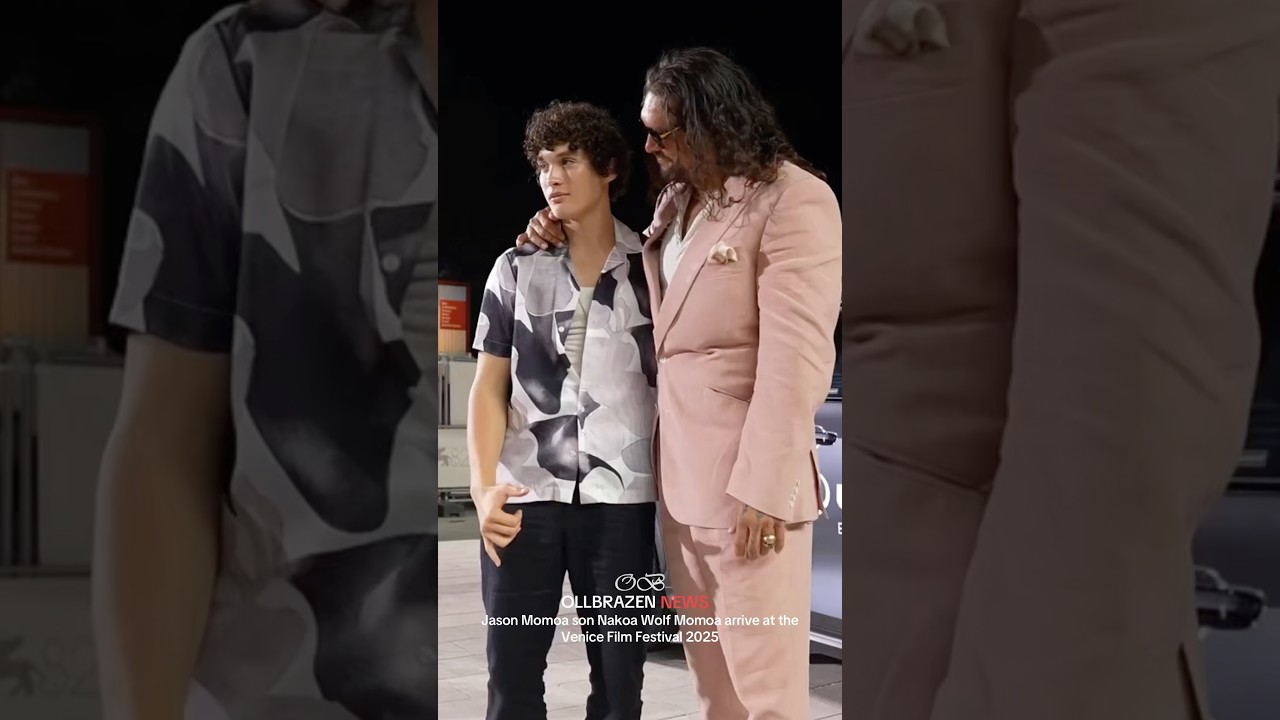 Jason Momoa’s Son Nakoa Wolf Steals the Spotlight at Venice Film Festival 2025 🎬