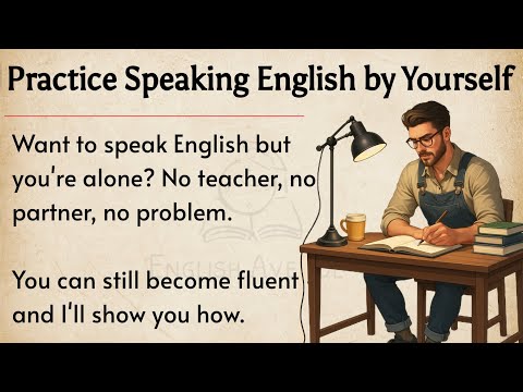 How to Practice Speaking English by Yourself || Graded Reader || Improve Your English Fluency ✅️