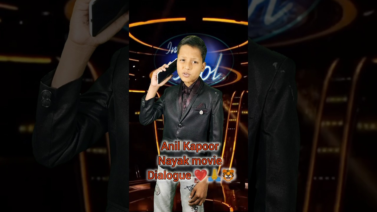 Anil Kapoor's Nayak Hit Dialogue 🎬