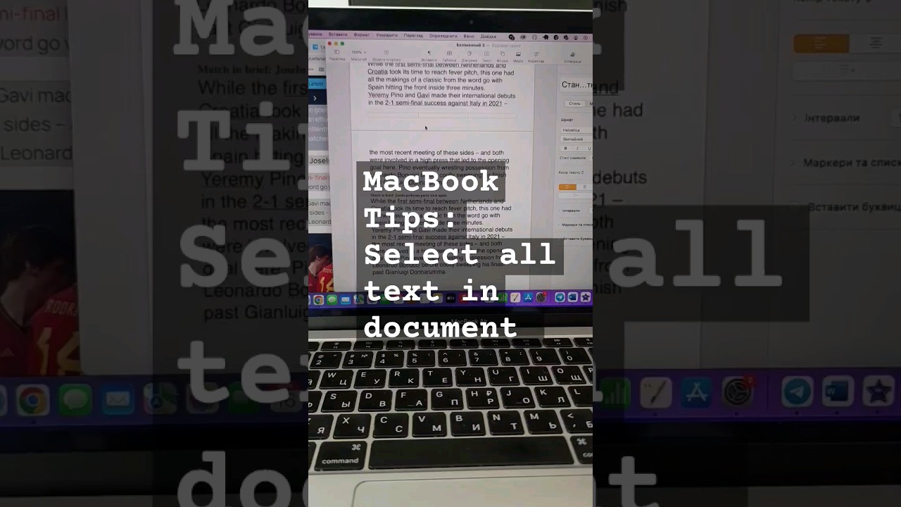 Master the 'Select All' Shortcut on Your MacBook for Faster Productivity