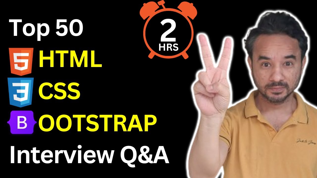 TOP 50 Top 50 HTML, CSS & Bootstrap Interview Q&A