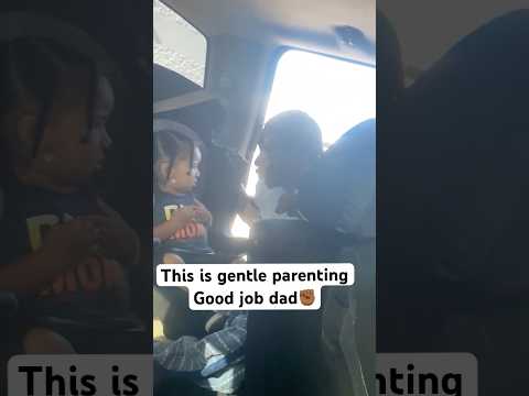 This is gentle parenting. Good job dad🙏🏾 #father #son #parenting #love