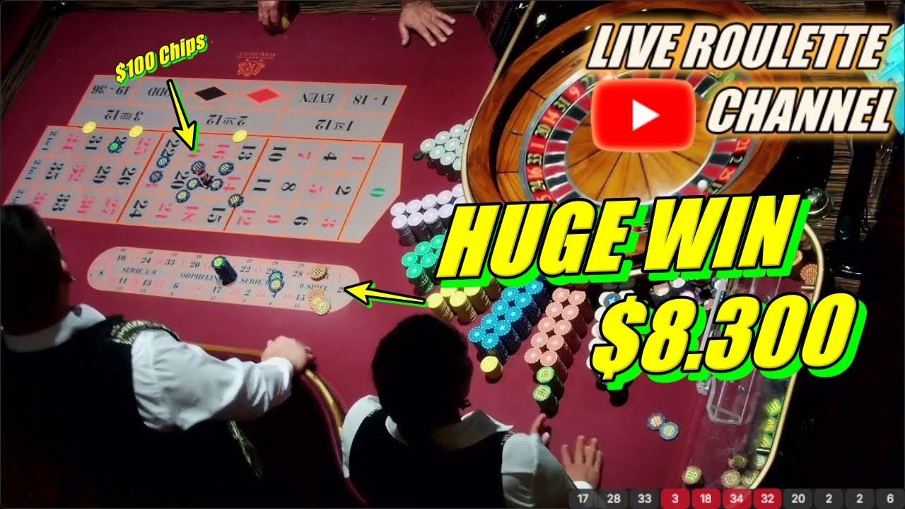 Live Roulette Win! $8,300 Jackpot 🎰 Vegas Casino 2025