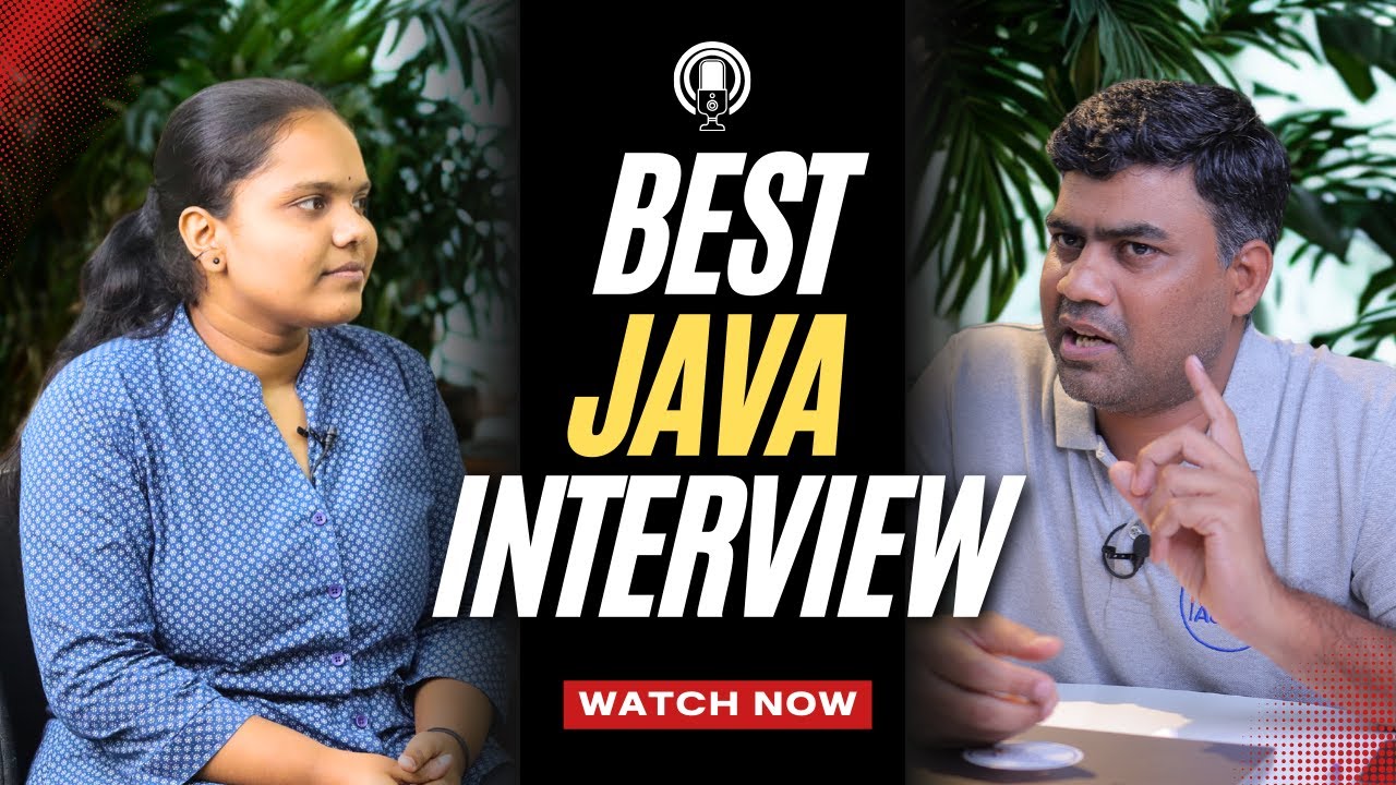 Best Java Mock Interview | Fresher Interview Prep!