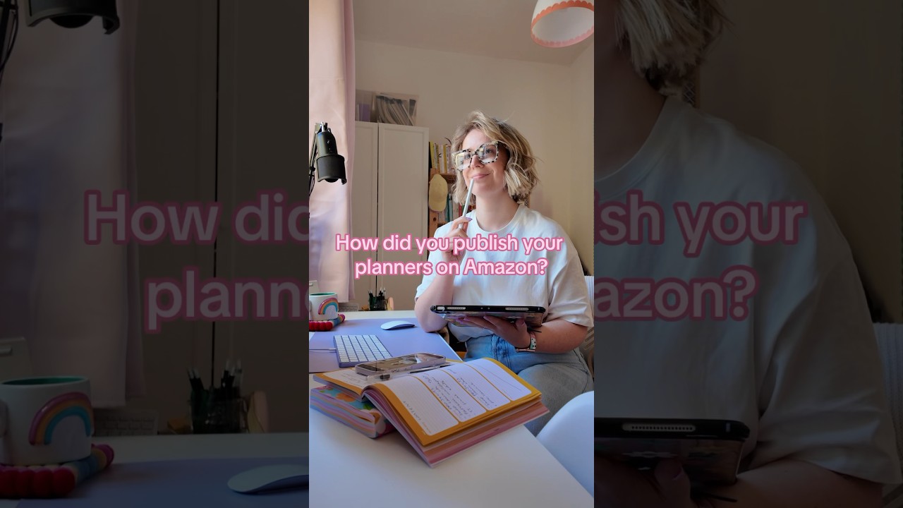 Create & Publish Planners with Amazon KDP π