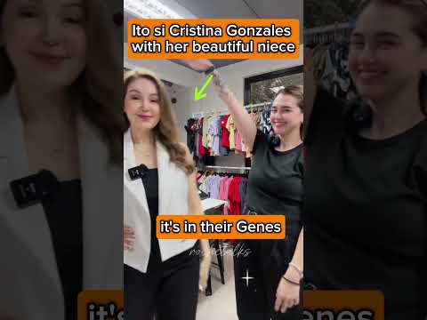 Cristina Gonzales Ito pala ang beautiful niece nya #shorts #cristinagonzales #viralvideo