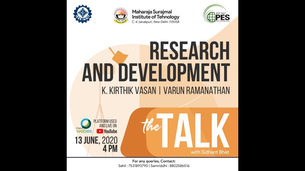 Insights from Students in Research and Development