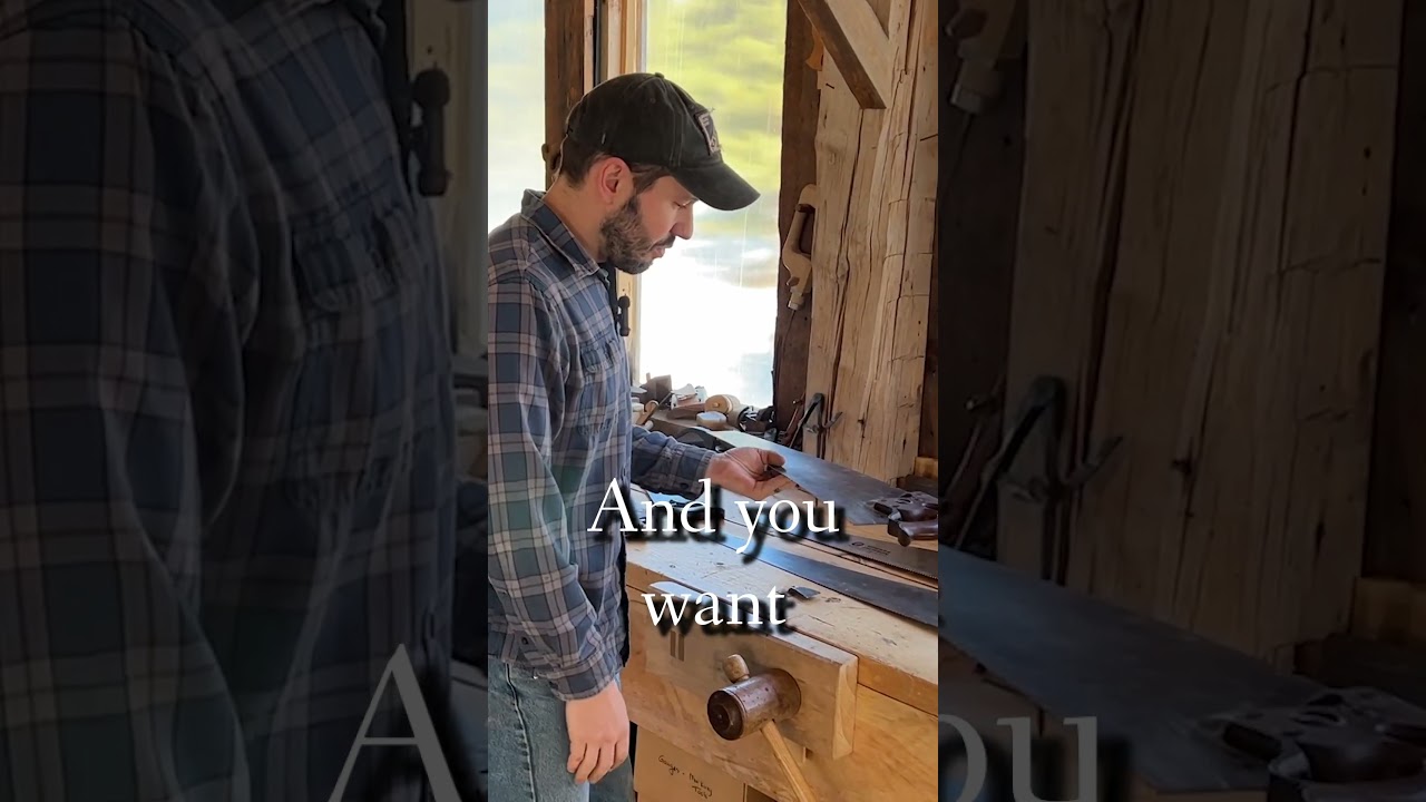 Back To The Bench Tool Restoration Course #shorts #mortiseandtenon #jorts