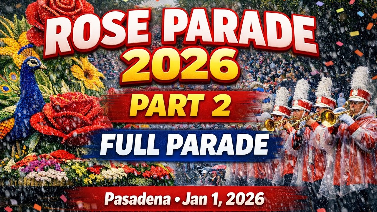Rose Parade 2026 Part 2 🌹 Full Pasadena Showcase