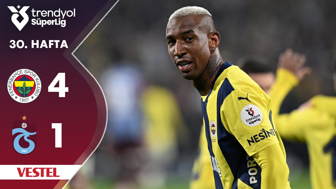 Fenerbahçe vs Trabzonspor (4-1) | Süper Lig 2024/25 Highlights ⚽