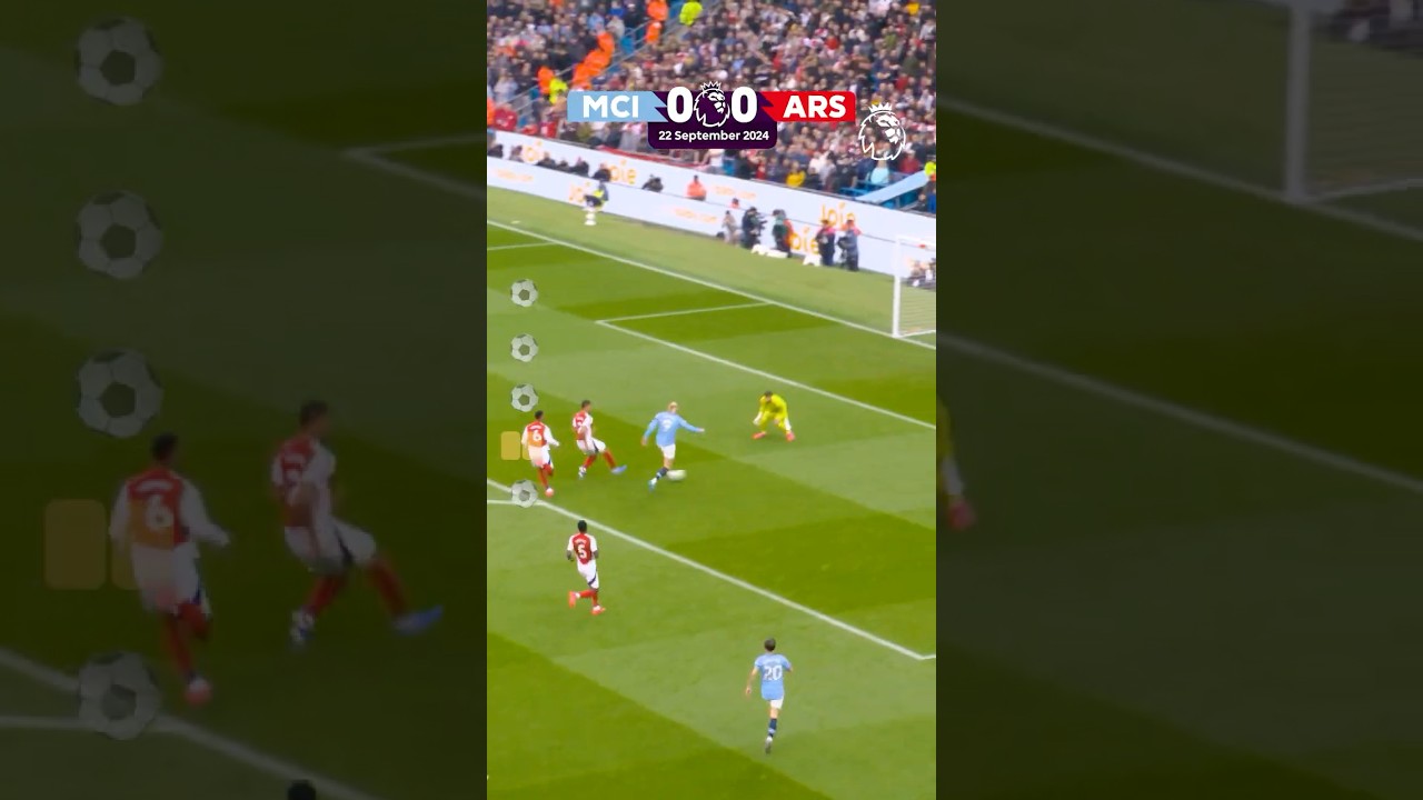Epic Clash: Arsenal vs Manchester City – Goals, Red Card & Last-Minute Equalizer ⚽