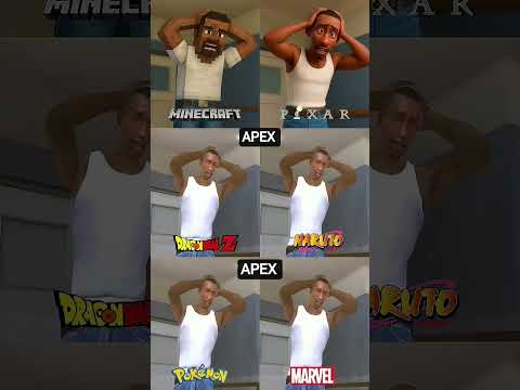 CARL JOHNSON IN DIFFERENT VERSIONS 🗿🗿🗿||  #gta #shorts