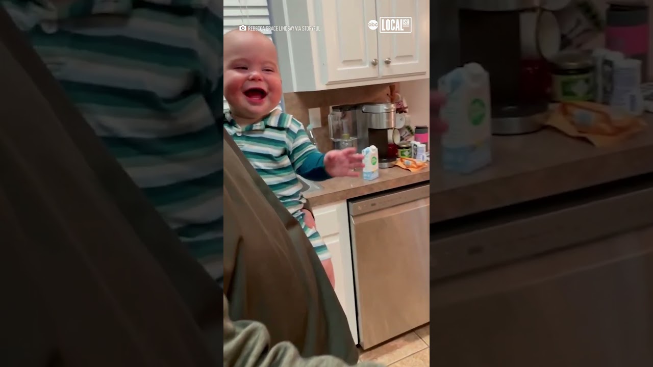 Adorable Baby Laughs Heartily 😂