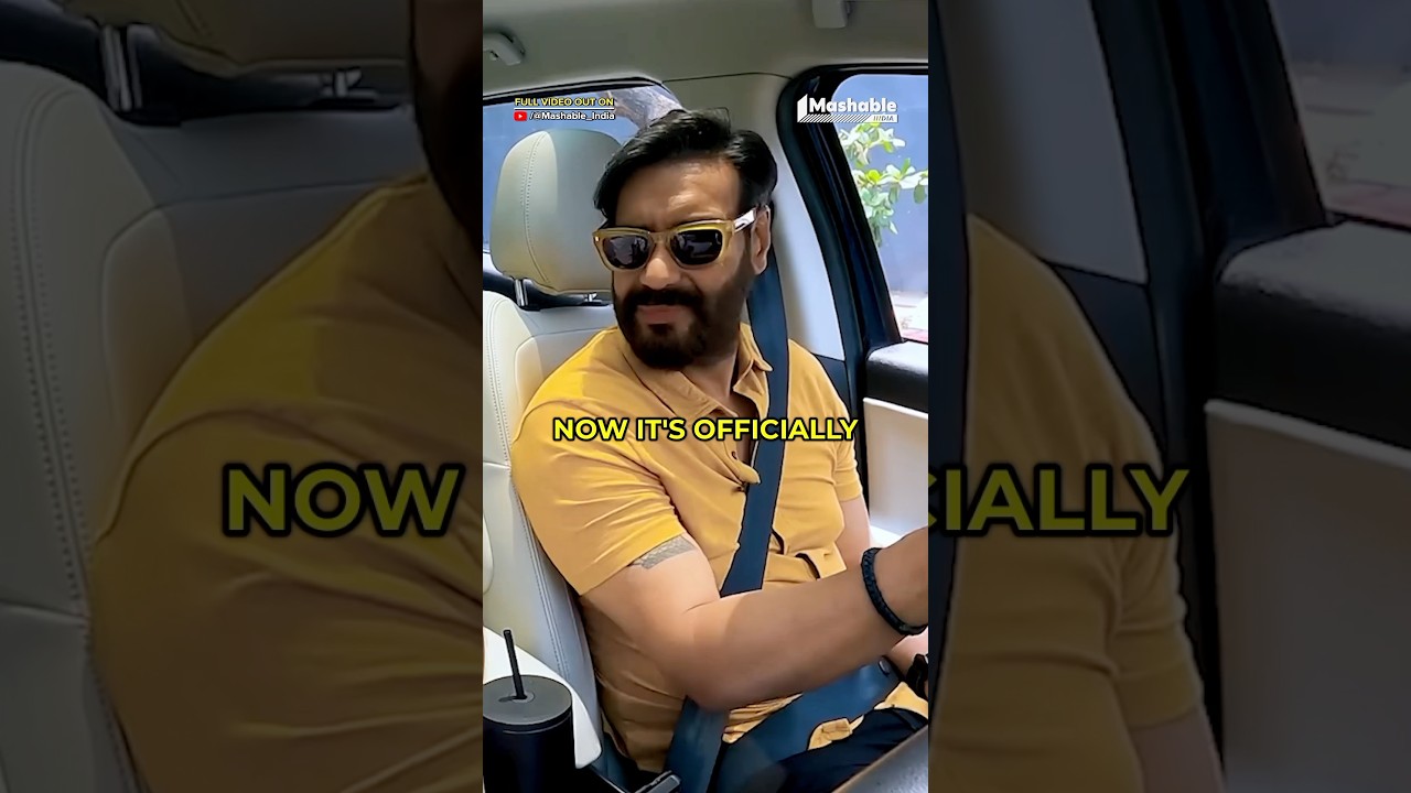 Ajay Devgn Prefers Being a Backseat Driver 🚗