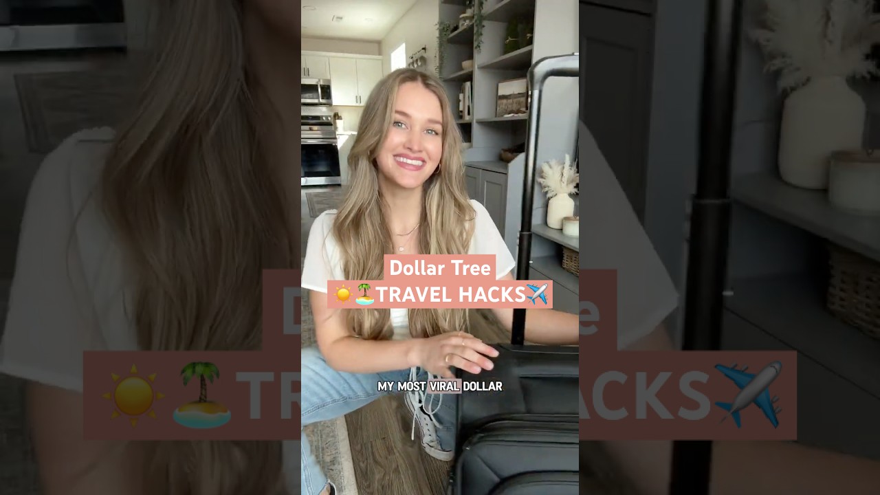 Viral Dollar Tree Travel Hacks for Spring Break and Summer