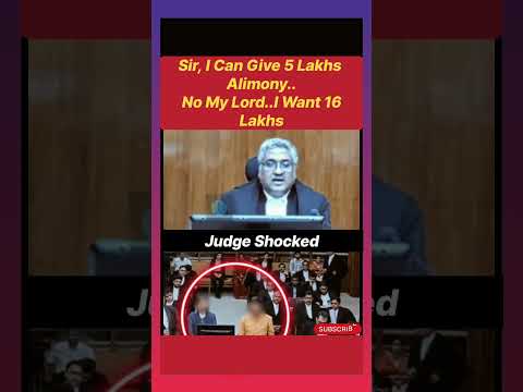 Live Settlement Of Alimony in the courtroom | Wife VS Husband #judge#lawyer#maintenance#legalcourts