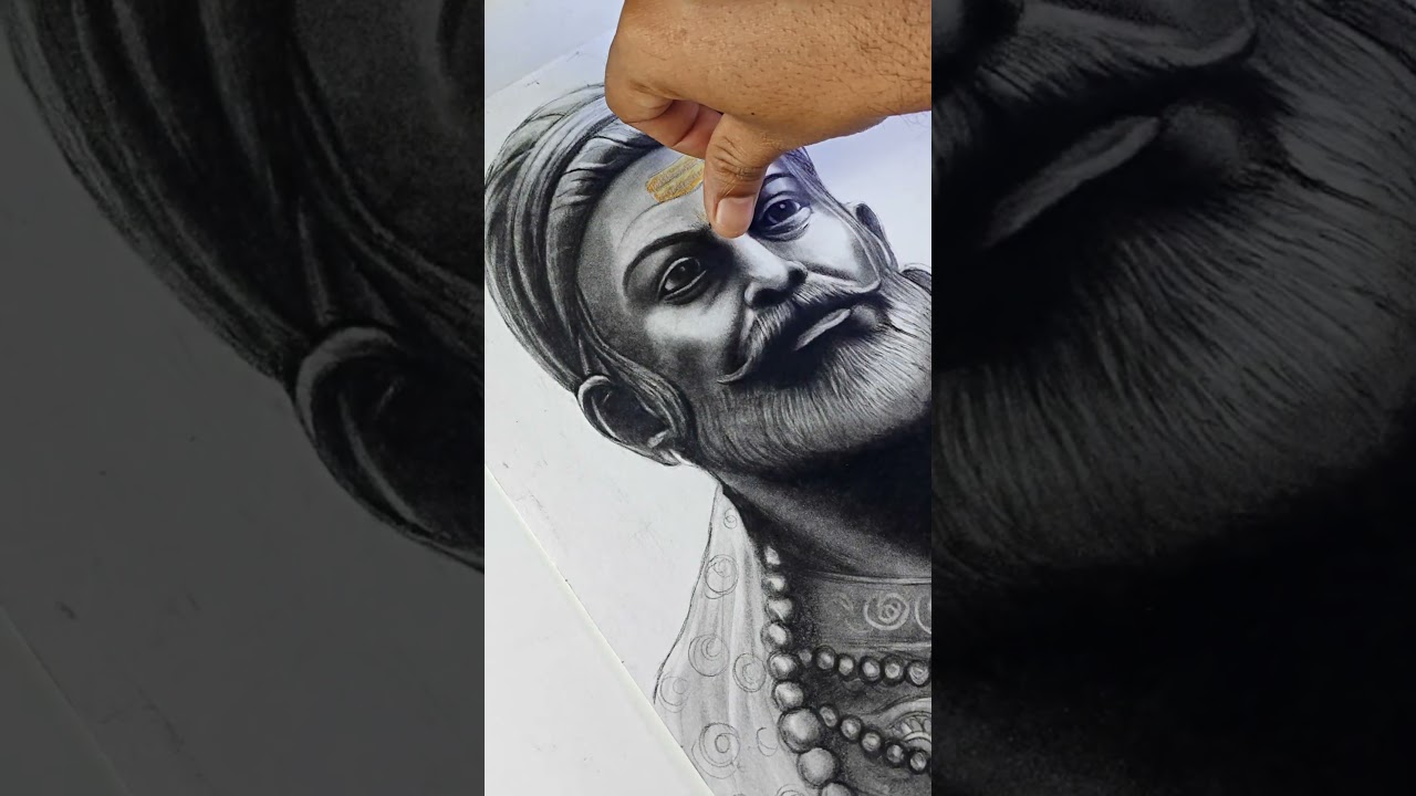 Stunning Chhatrapati Shivaji Maharaj Drawing 🎨 | Amazing Artwork #Shorts