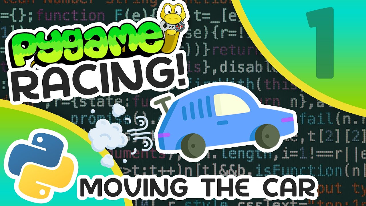 Pygame Car Racing Tutorial: Moving the Car 🚗