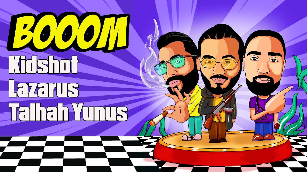 Kidshot, Lazarus & Talhah Yunus Drop Epic New Track 'BOOOM' 🎶 | Official Lyric Video