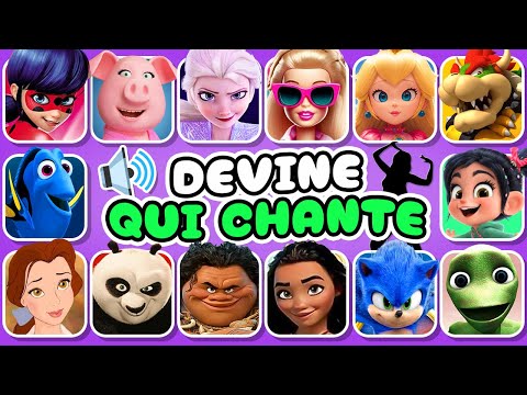 Devine 50 CHANSONS 🎤🎙️🎶 Spécial Disney & Bob l'éponge, Poppy, Vaiana, Elsa, Crazy frog