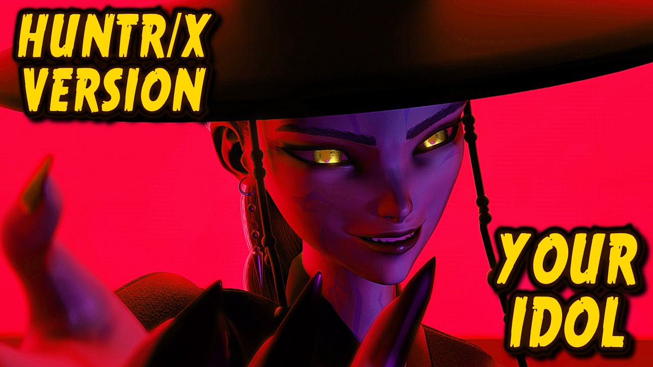 KPop Demon Hunters Animation ft. MilkyyMelodies' Female Cover of 'Your Idol' 🎤