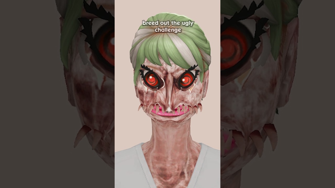 The Sims 4: Breed Out the Ugly Challenge 💩