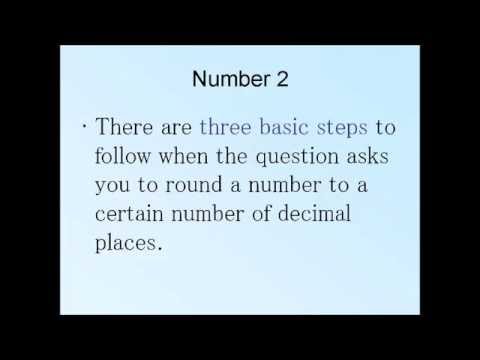 GCSE Maths revision - Rounding numbers