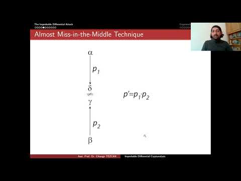 Cryptanalysis 8.1: Improbable Differential Cryptanalysis