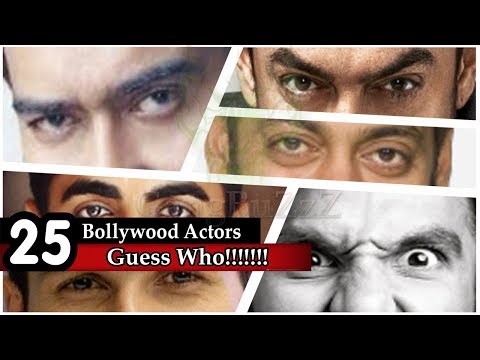 Guess The Bollywood Actor: Guess The Bollywood Actors From Their Eyes | Bollywood Buff Challenge |