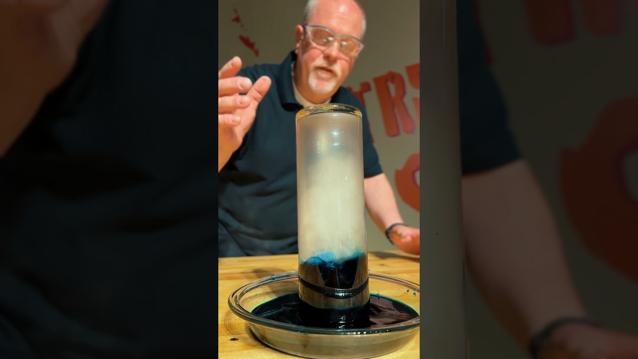 Amazing Physics Experiment Showing Atmospheric Pressure 💨