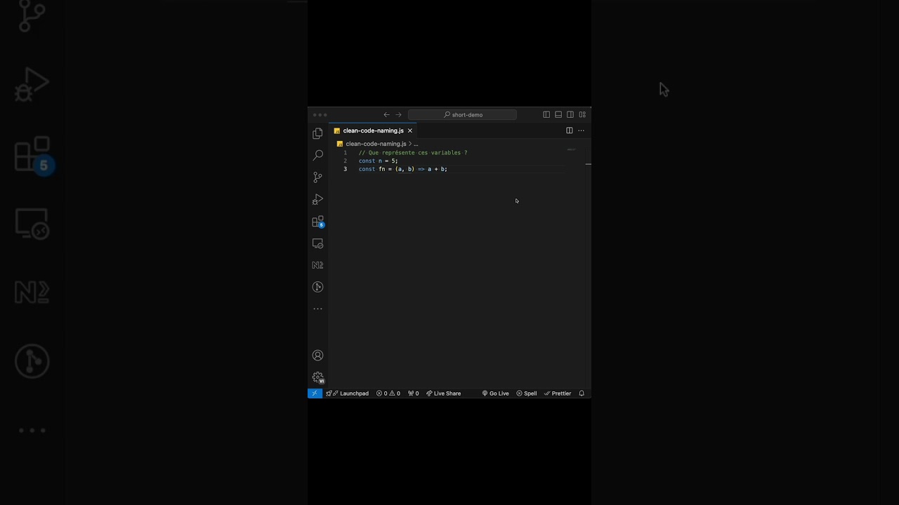 Clean Code en JavaScript : Nommage de Variables 💻