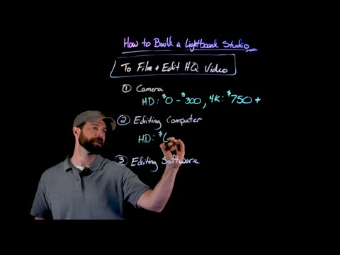 How to Build a Lightboard Studio