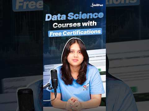 Data Science Courses With FREE Certifications | Online Data Science Course | Intellipaat #Shorts