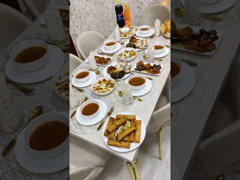 #تقديمات_جزائرية لطاولة عرضة ضياف رمضان #فطور_رمضان #طاولة_رمضان #عرضة #ضياف #فطور #المطبخ_الجزائري