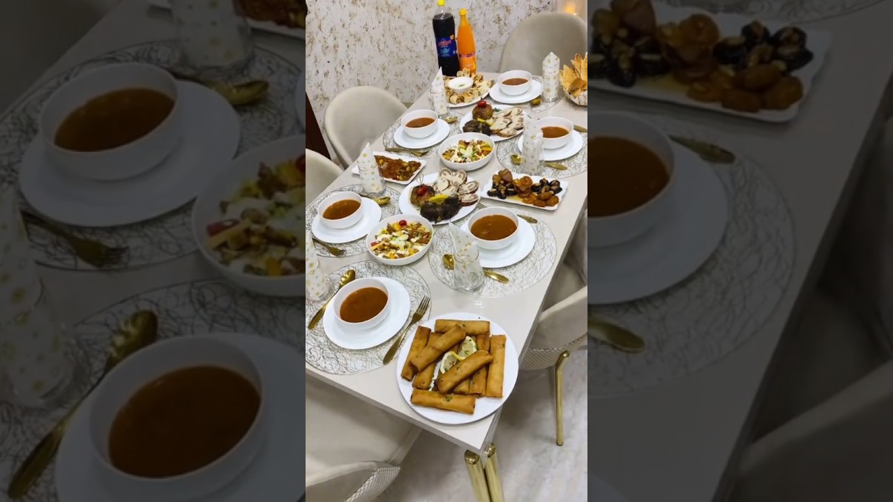تقديمات جزائرية مميزة لطاولة رمضان 🎉 استعد لضيافة فاخرة وفطور شهية