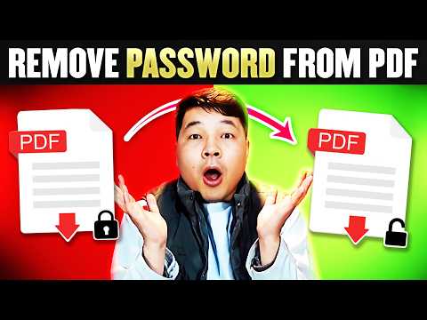 How to Remove Password from a PDF File โ 2 Simple Ways (Fast & Free!)