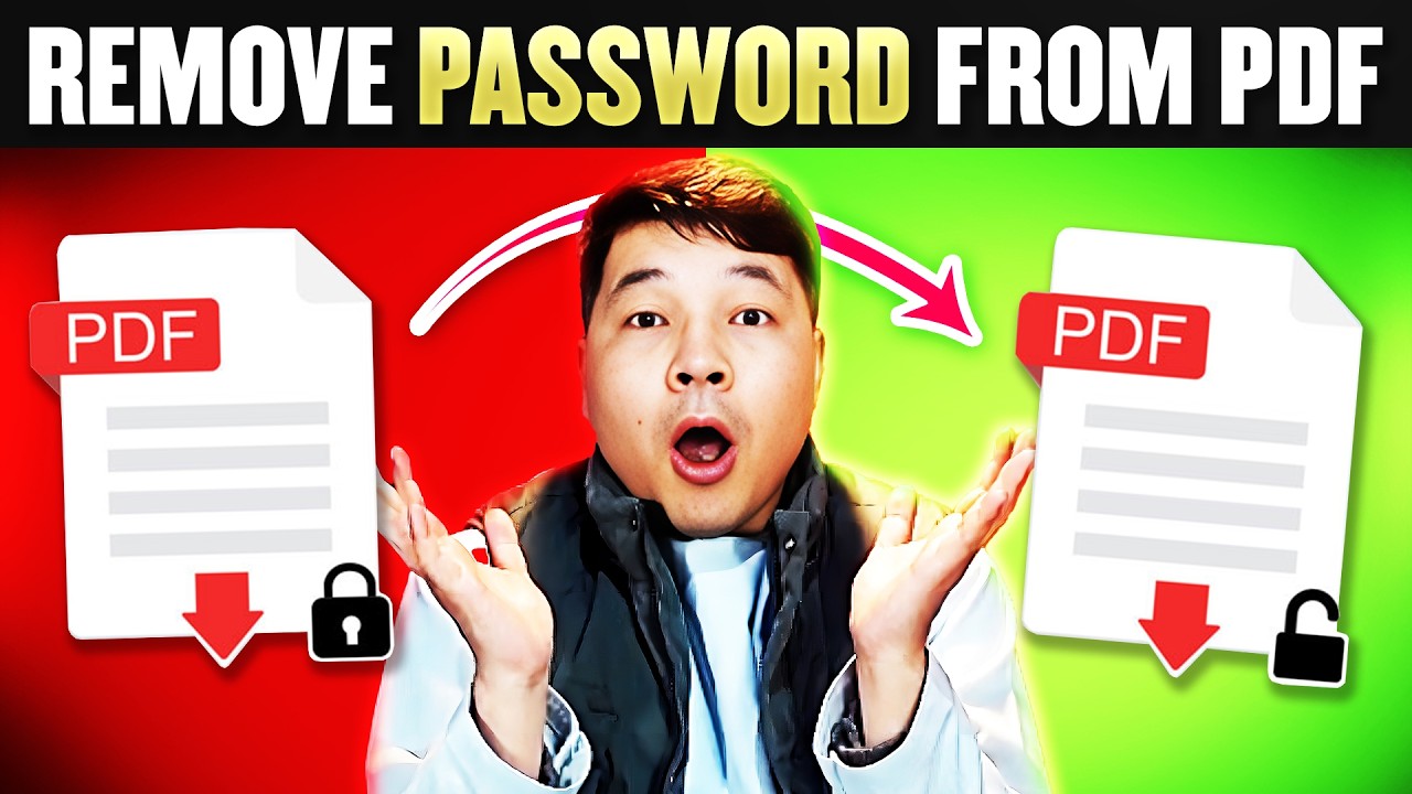 How to Remove Password from a PDF File – 2 Simple Methods (Fast & Free!)