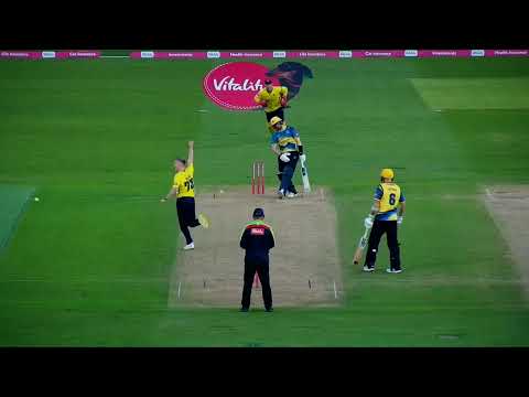 Nathan Ellis Lights Up The Vitality Blast Quarter-Final