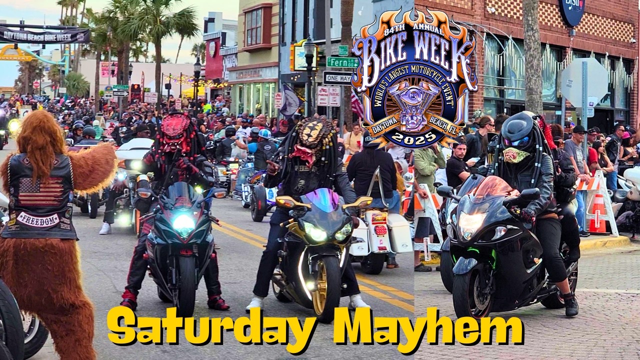 Unmissable Saturday Mayhem at Daytona Beach Bike Week 2025! 🏍️