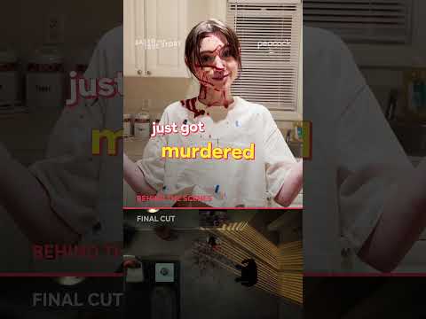 Natalia Dyer having a bloody good time on set #Shorts #BasedOnATrueStory #NataliaDyer