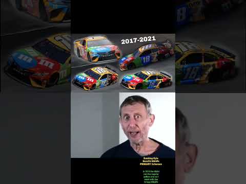 Ranking Kyle Busch's M&M Primary Paint Schemes #nascar