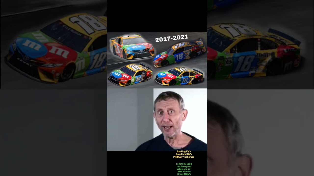 Kyle Busch's M&M Primary Paint Schemes Ranked π | NASCAR Highlights